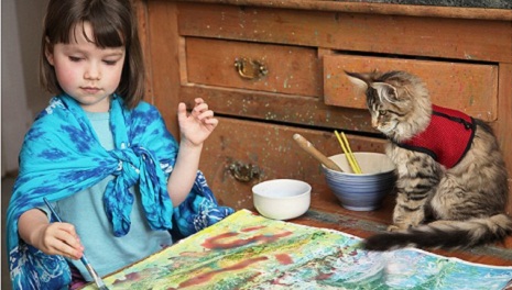 The extraordinary art of autistic `five-year-old Monet`